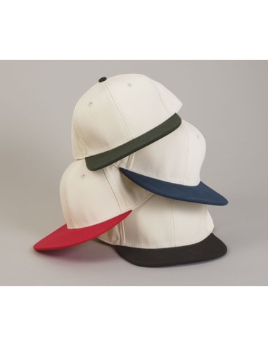 BEE-B662-Contrast Flat Peak 6 Panel Cap